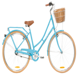 Ladies Deluxe 3-Speed Vintage Bike Baby Blue