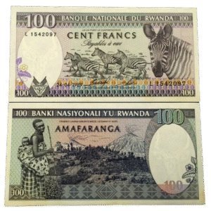Rwanda Africa 100 Francs 1989 Banknote World Paper Money UNC Currency Bill Note